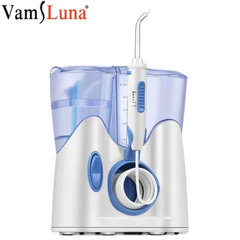

Dental Water Flosser for Teeth Cleaning With 12 Multi-functional Tips & 800ml Capacity Professional Countertop Oral Irrigator