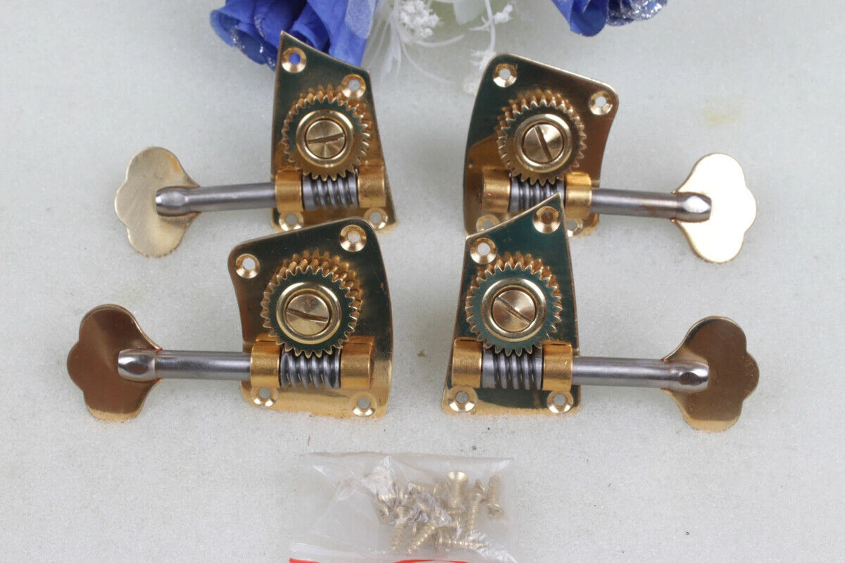 1set 4/4 Cello Peg String Winder Conjoined Brass machine Head cello