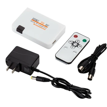 

HOT-Analog TV Transmitter HDMI to RF HDMI to Radio Frequency Signal HD Modulator Box Converter with Remome Control Zoom for HDTV