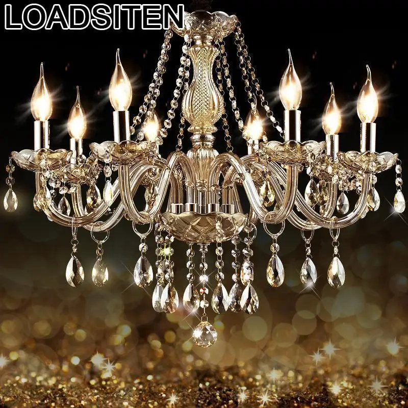 Светильник Gantung Crystal Lampara Colgante Techo Luminaria Deco дом Lustre E Pendente Para Sala De Jantar подвесной