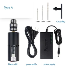  Hand Rotary Tool Kit with Variable Speed, B12 Collet 1.5-10mm for Abrasive, Polish, Cutting, Engraving, Drilling and Crafting 