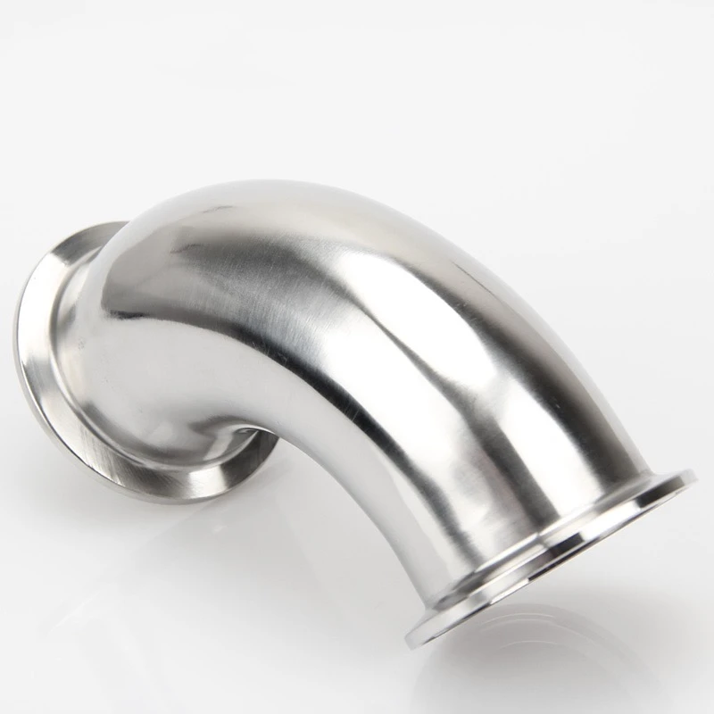 Pipe Fitting 3/4" 1&rdquo; 2&rdquo; 3&ldquo; 4" 19mm-102mm Pipe OD Sanitary Tri Clamp Ferrule OD 90 Degree Elbow Pipe Fitting Stainless Steel 304 Homebrew hose pipe fitting pipe fitting water pipe fitting
