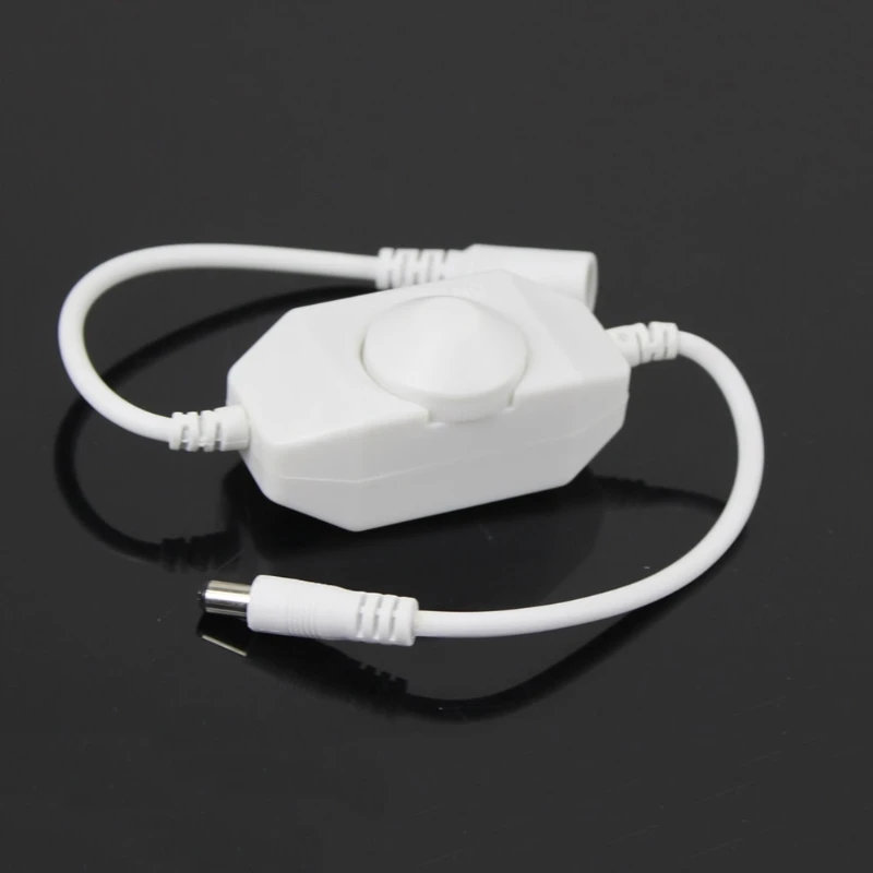 12V Ручной диммер Яркость DC/DC адаптеры для Светодиодный одного Цвет светильник полосы E65B
