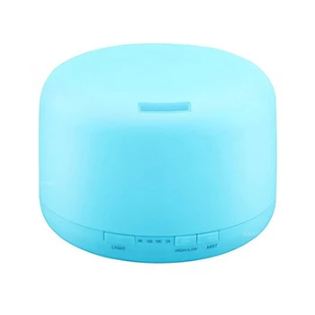 

7 LED Color Changing Lamps Ultrasonic Air Humidifier 500ML Aromatherapy Essential Oil Diffuser with 4 Timer Settings,10 Hours