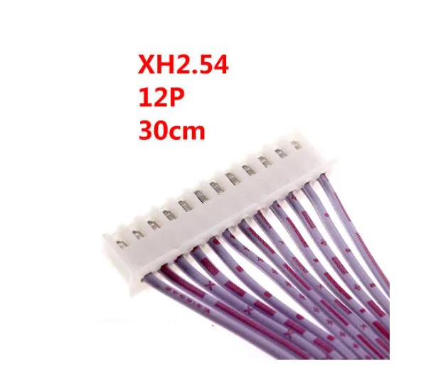 Versatile XH 2.54mm Double-Head Male to Male Cable Connector - Choose Your Pin Pitch (2-10) with 30cm Flat Cable Wire Description Image.This Product Can Be Found With The Tag Names Connectors, Connectors Terminals, Double head, Electrical Equipment Supplies