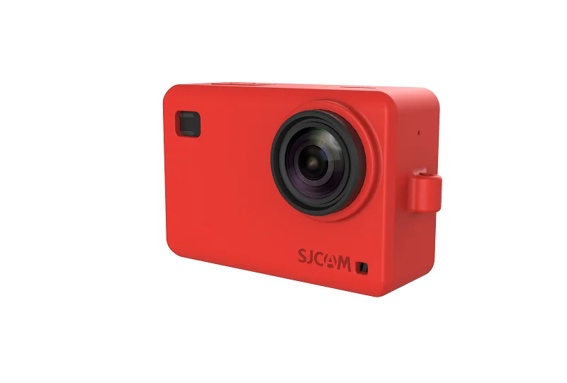 Оригинальные аксессуары SJCAM силиконовый рукав+ регулируемый ремень защитный чехол/крышка границы для SJ8 Pro/Plus/Air Action camera - Цвет: red