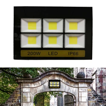 

50W LED FloodLight Outdoor 220V 230V 240V Reflector exterior IP66 Square Waterproof Garden Stree Porch 100W 200W Landscape Light