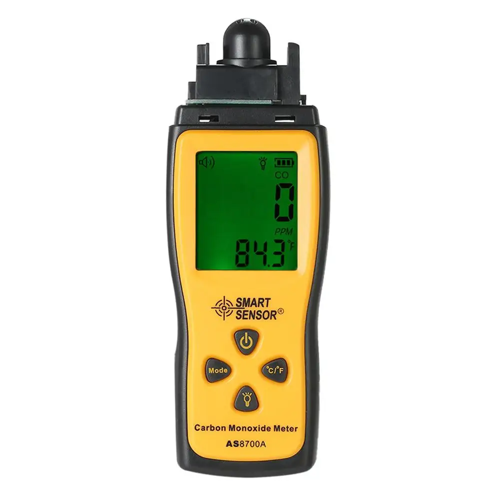 

Litake SMART SENSOR LCD Display Handheld Carbon Monoxide Tester Meter CO Gas Detector 0-1000ppm G8L0 without Battery