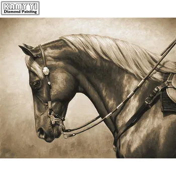 

Diamond Embroidered Horse 5D DIY Picture Rhinestone Mosaic Diamond Painting Square Round Decoration Home Gift