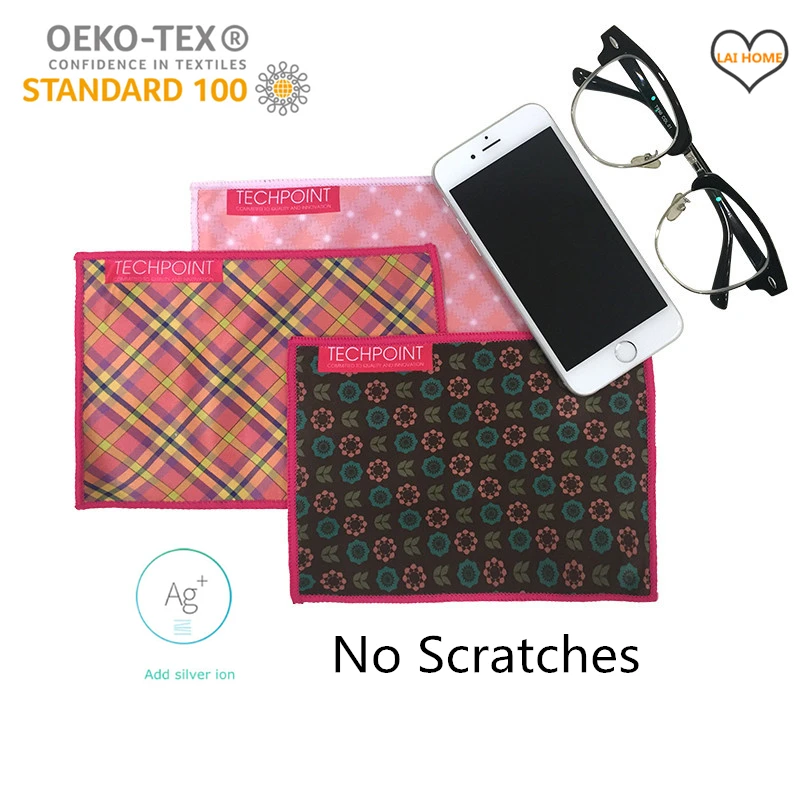 Microfiber Double-sided Cleaning Cloth for Mobile Phones Tablet Screen Glasses