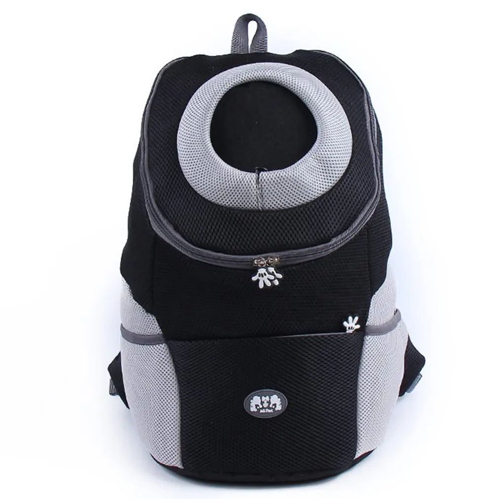 Модная переносная сумка для кошек для собак, переносная нагрудная сумка для путешествий - Цвет: Серый