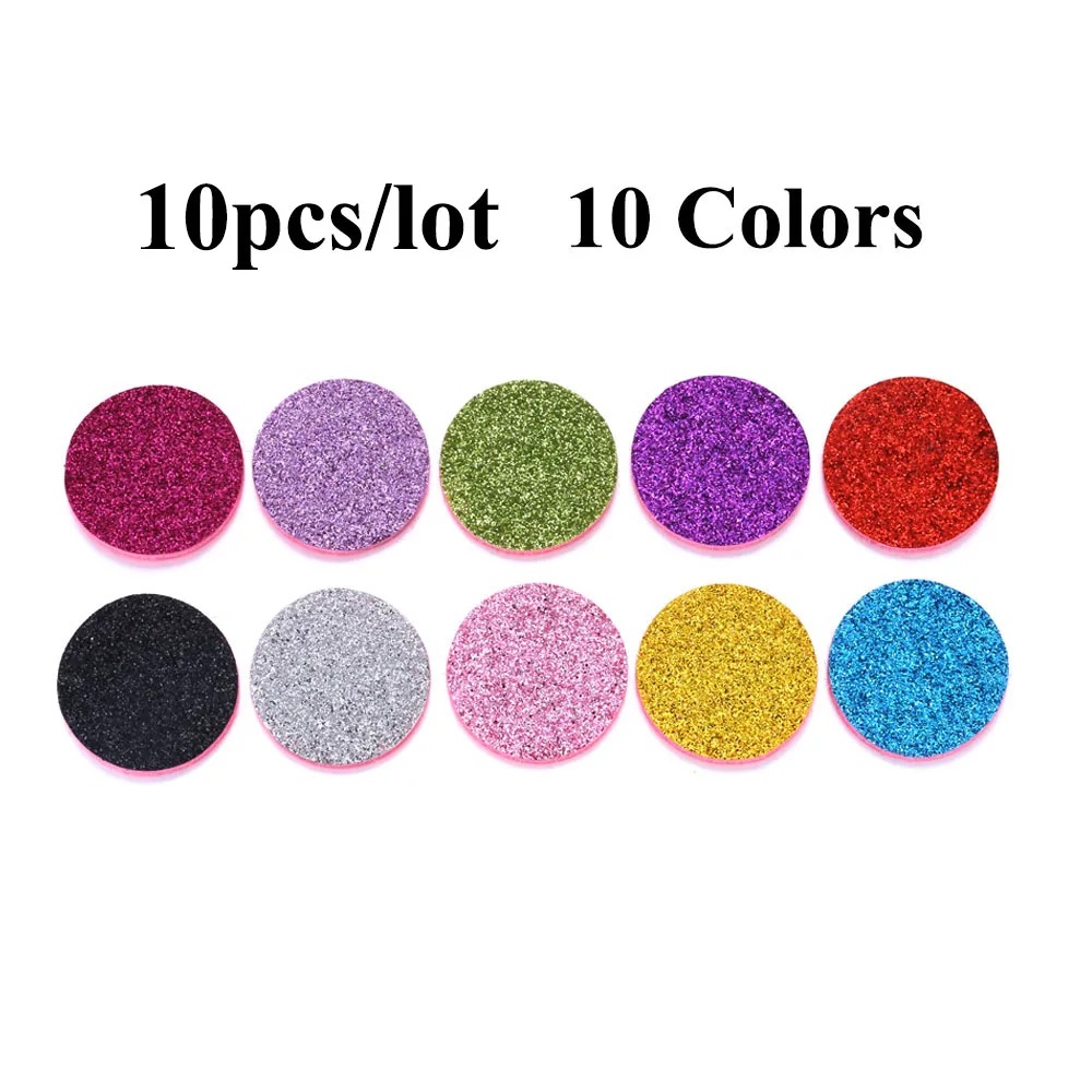 10pcs shining pads Новинка ароматерапия ювелирный автомобильный парфюмерный диффузор ожерелье эфирное масло диффузор открытый аромат автомобильный зажим медальоны для парфюма подвески - Окраска металла: 10pcs shining pads