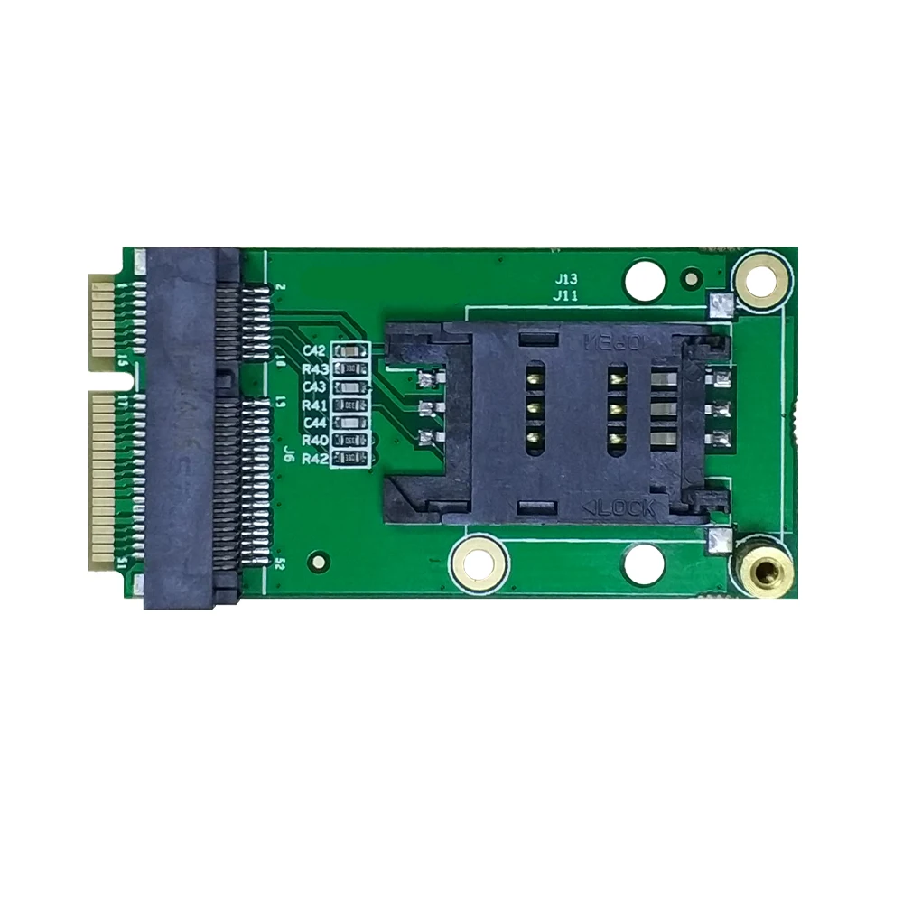 4G LTE промышленный мини адаптер PCIe в Mini со слотом для SIM карты (тип флип)