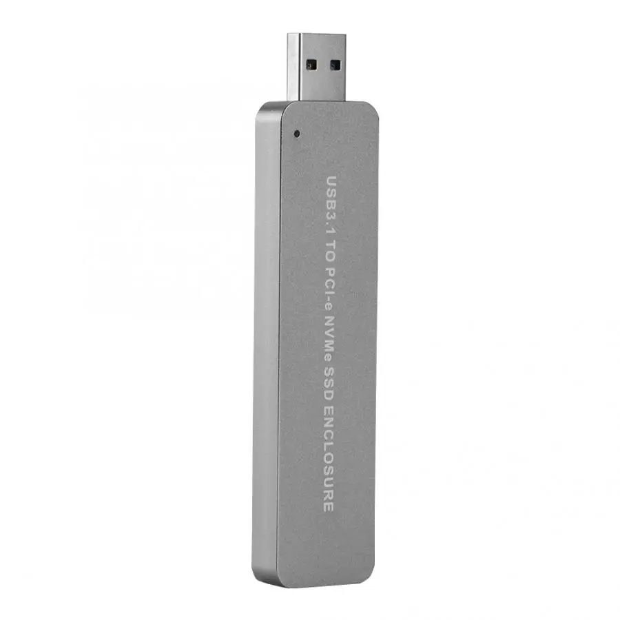 M.2 NVME SSD для USB3.1 TYPE-A USB ключ SSD жесткий диск коробка адаптер Корпус чехол SSD корпус