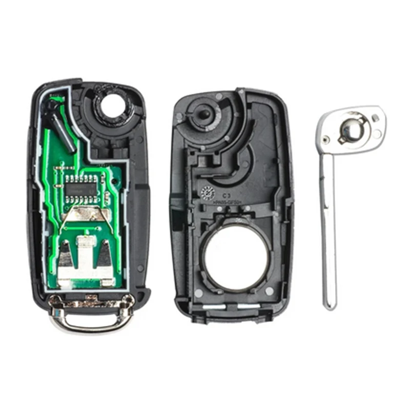 5K0 837 202 Q For Volkswagen Beetle Caddy Golf Jetta 2011 2012 2013 Remote Car Key 3 Button 434MHz ID48 Chip
