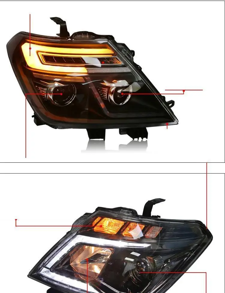 Neblineros Led Para Авто Cob Drl дневные ходовые фары передние противотуманные задние Автомобильные фары в сборе 17 18 для Nissan Patrol Y62