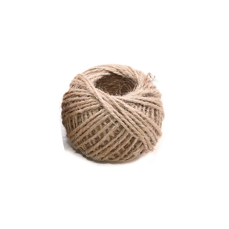 30M ROPE 100 шт крафт-бумага бирка круглые ласточкин хвост формы спасибо письмо Висячие этикетки Свадебная вечеринка Декор DIY подарочные коробки для конфет мешок украшения - Цвет: 30M ROPE