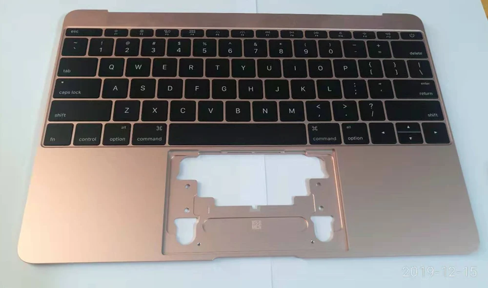 Год для Apple, Macbook 12 ''A1534 Топ чехол Упор для рук с клавиатурой раскладка США розовое золото