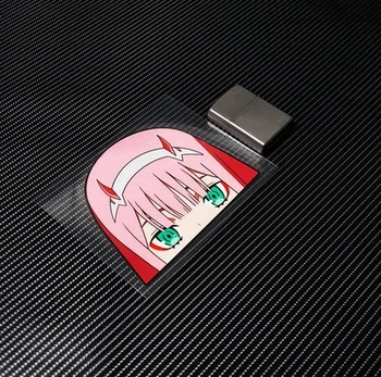 

LEFT SIDE Japanese Cartoon Anime Beauty Reflective Car Sticker Personality Creative Body Car Sticker