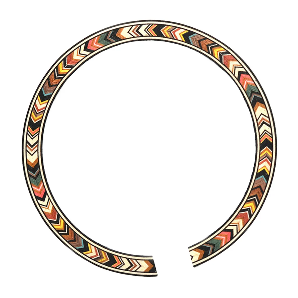 

B-77 Acoustic Guitar Circle Rosette Soundhole Sticker for Acoustic Guitar