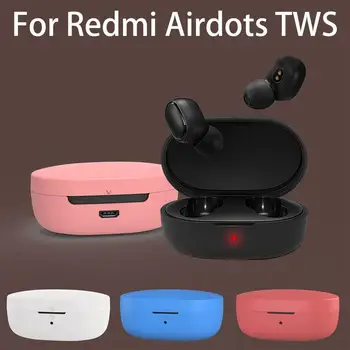 Latest Silicone Protective Cover Anti-shock Flexible Case For Xiaomi Redmi Airdots TWS Bluetooth-compatible Earphone Headset Hot tanie i dobre opinie SIFREE CN (pochodzenie) Torby Silikon Protection for Redmi AirDots Bluetooth Headset as shown 1 x headphone Protective cover
