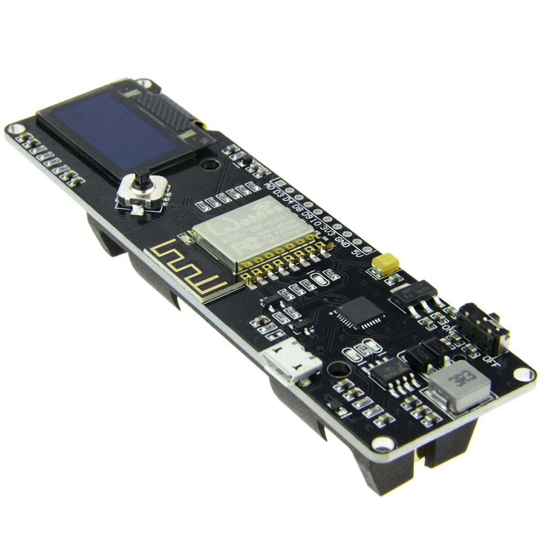 ESP8266 для NODEMCU с 0,96 дюймовым OLED удлинителем температуры и влажности, макетная плата, Метеостанция Wifi для Arduino
