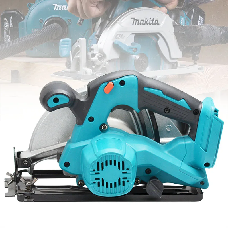 1200W Brushless Electric Circular Saw 5000RPM 180mm Power Tool Dust Passage Multifunction Cutting Machine For Makita 18V Battery