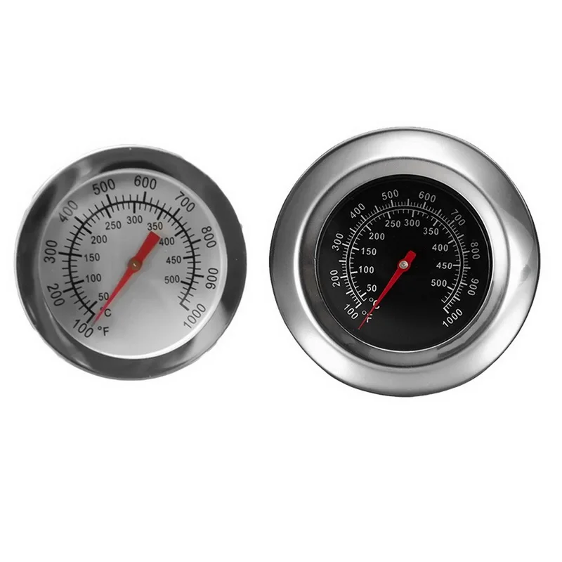 Bakeware F/C 2" Stainless Steel BBQ Smoker Pit Grill Bimetallic thermometer Temp 