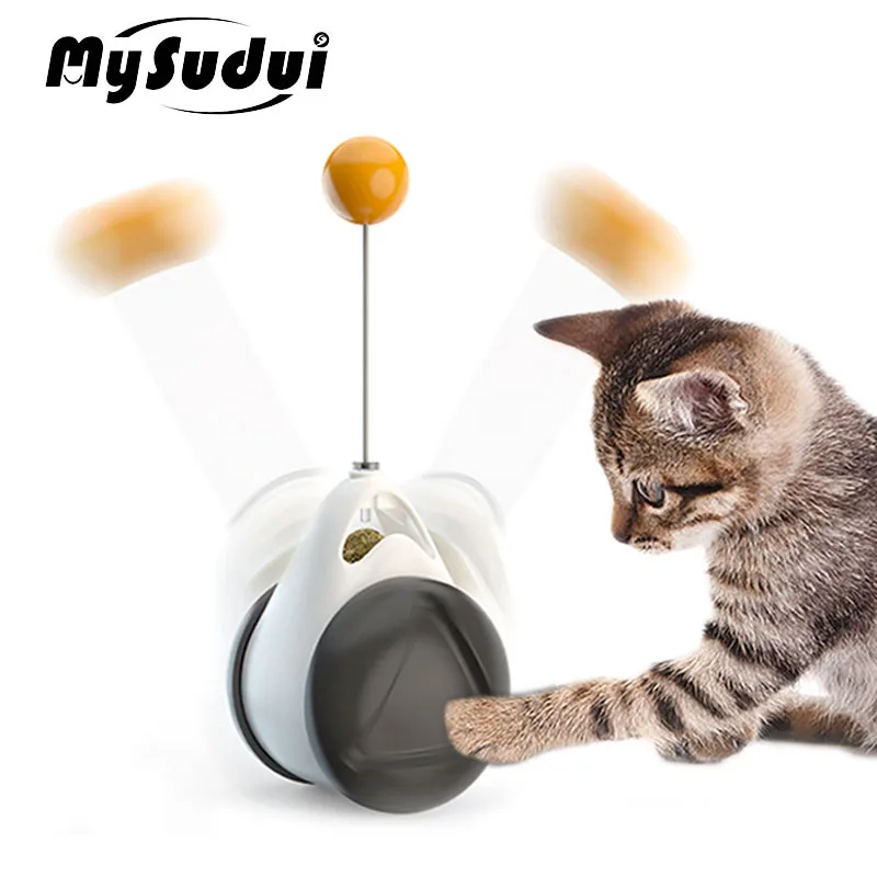 Интерактивные игрушки для кошек С Кошачьей Мятой роллер палочка неваляшка