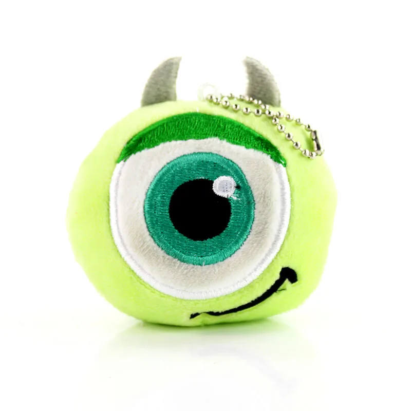 8-12 см James P Sullivan Mike Wazowski Mr Q Mike One eye Sulley Alien Pink Bear Плюшевые игрушки, брелок, Мультяшные подвески, подарок для ребенка - Цвет: G 8cm