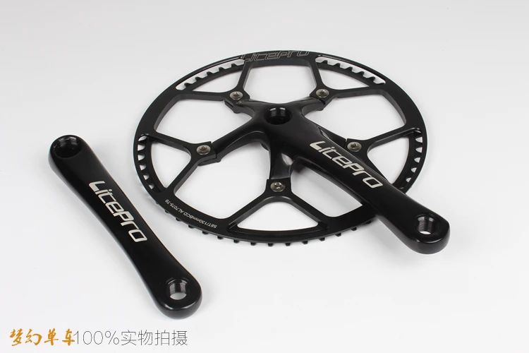 Litepro Складная велосипедная цепь BMX маленький велосипед BCD130 круглая зубчатая пластина 45 47 53 56 58 т однодисковая передняя Звездочка шатун