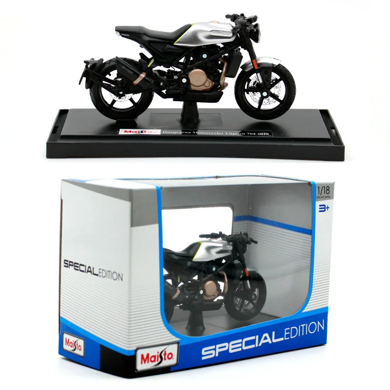 Maisto 1:18 Husqvarna мотоцикл Vitpilen 701 мотоцикл литой под давлением охлаждающая модель мотоцикла подарок мотоцикл для сбора