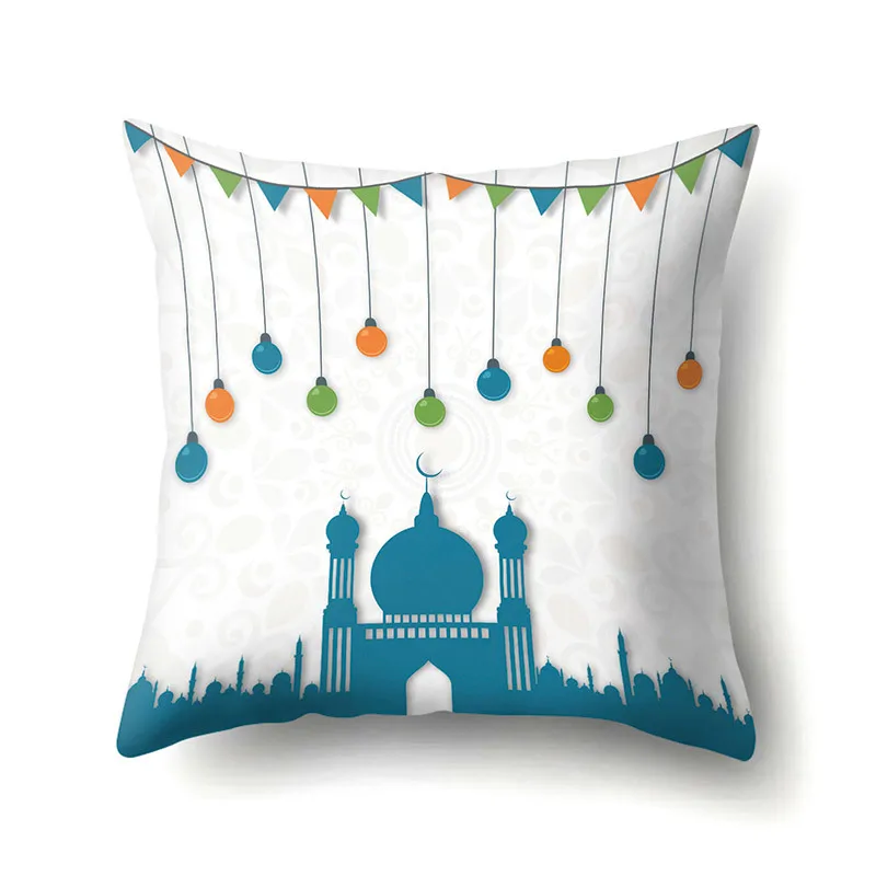 Ha1076051a61b48fc8570a23fbbfb13603 Golden Ramadan Pattern Decorative Cushions Pillowcase 43*43cm Polyester Cushion Cover Throw Pillow Decoration Pillowcover 40907