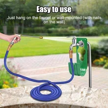 

Garden Hose Hanger Car Hose Holder Wall Mount Plastic Rust-Free Hose Holder For Garden Hose