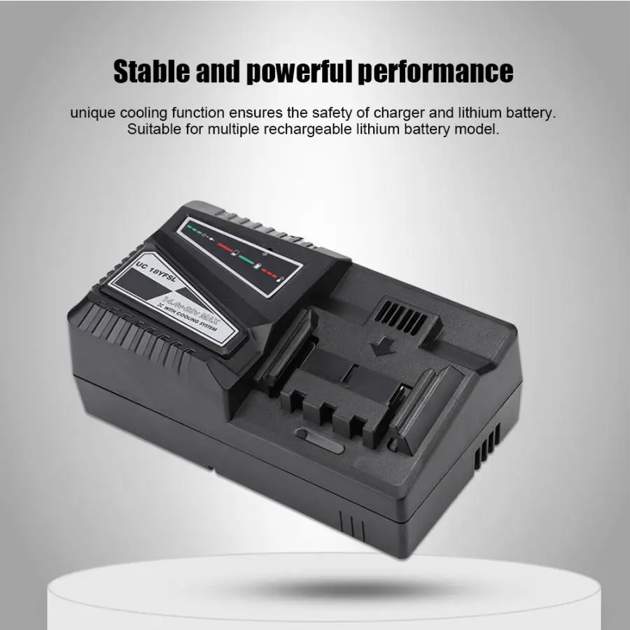 For HITACHIA UC18YFSL Fast Battery Charger 14.4/18V Compatible with Current 4.5A 100-240V