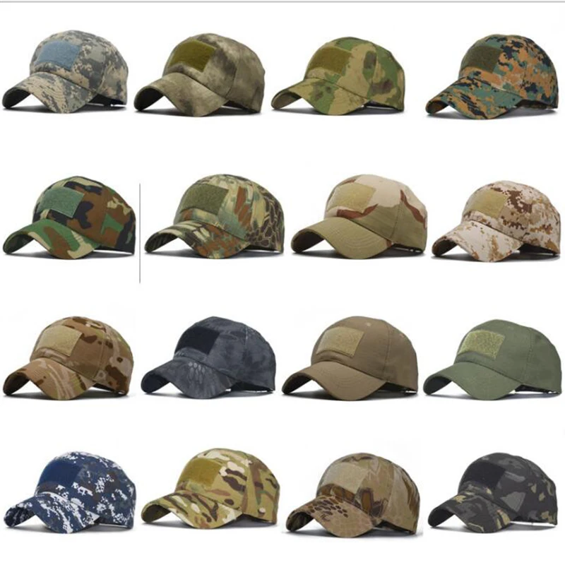 Adjustable Baseball Cap camouflage hat baseball cap tactical hat Tactical Summer Sunscreen Hat Camouflage Camo Airsoft Hunting Camping Hiking Fishing