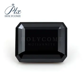 

4X6mm Black Emerald Moissanite Black Moissanite Diamond price per carat factory supplying wholesale 2020newest moissanite men