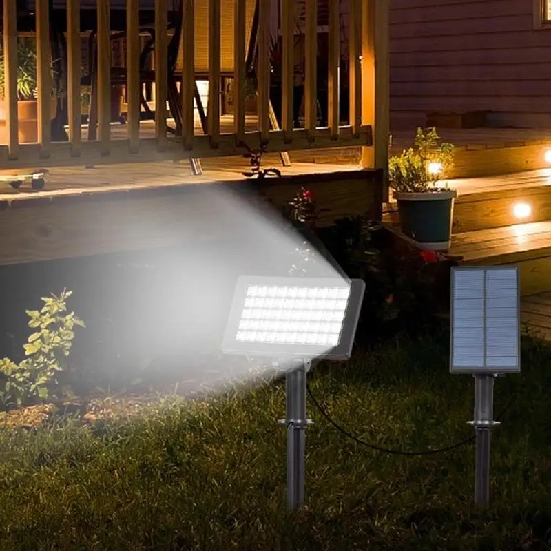 3W 50LED водонепроницаемый Солнечный газон лампа Спайк Открытый Сад Путь Декор огни