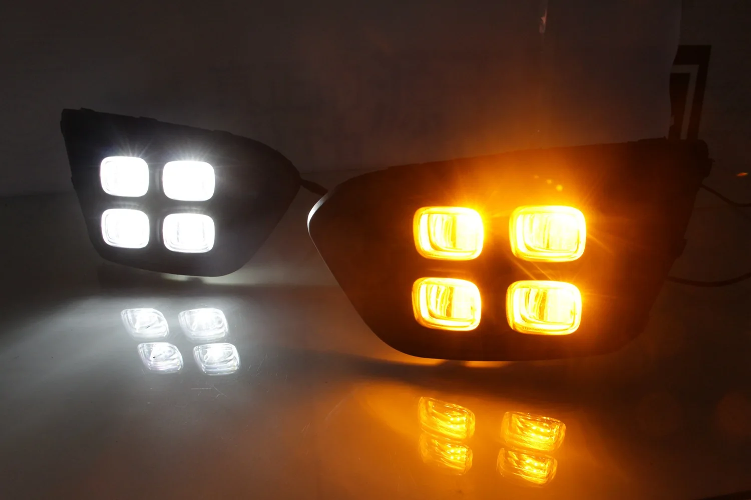 Автомобиля 12V DRL Дневной свет лампы для России KIA RIO X-Line Выделите вождения авто Габаритные огни на дневные ходовые огни супер яркий