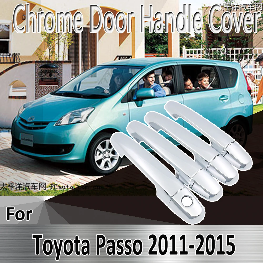 Стайлинг для Toyota Passo M600 600 AC30 30 2011 ~ 2015 наклейки украшение хромированная крышка
