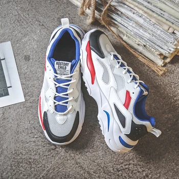 

New Men Casual Shoes Lac-up Men Shoes Lightweight Comfortable Spring Sneakers Footwears Zapatillas Trainers ShoesStyle Hot