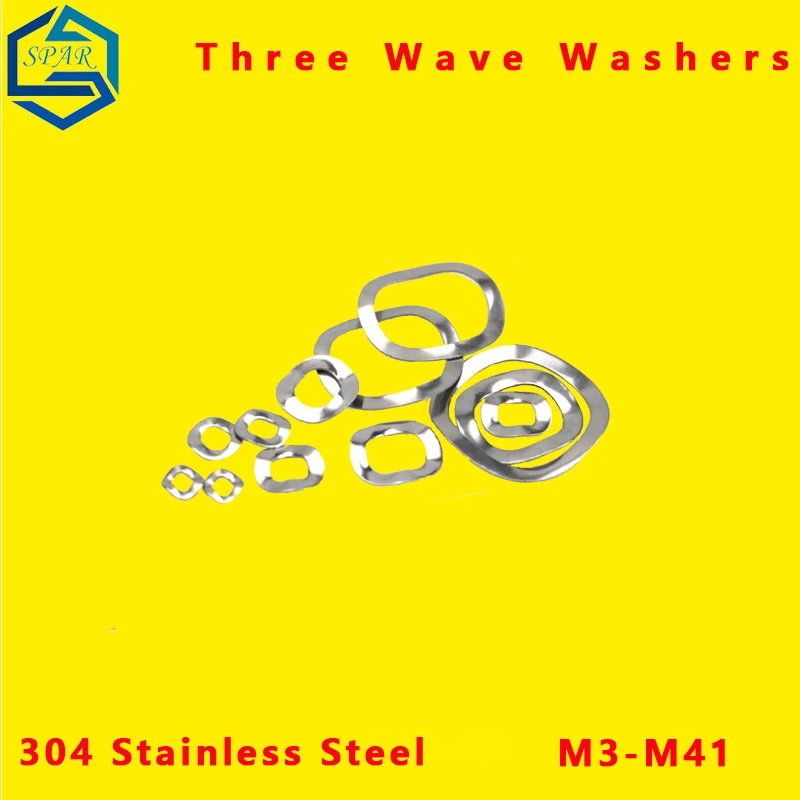 Spring Wave Washer Three Wave Crest Wave Type Gasket Wave Washer Spring