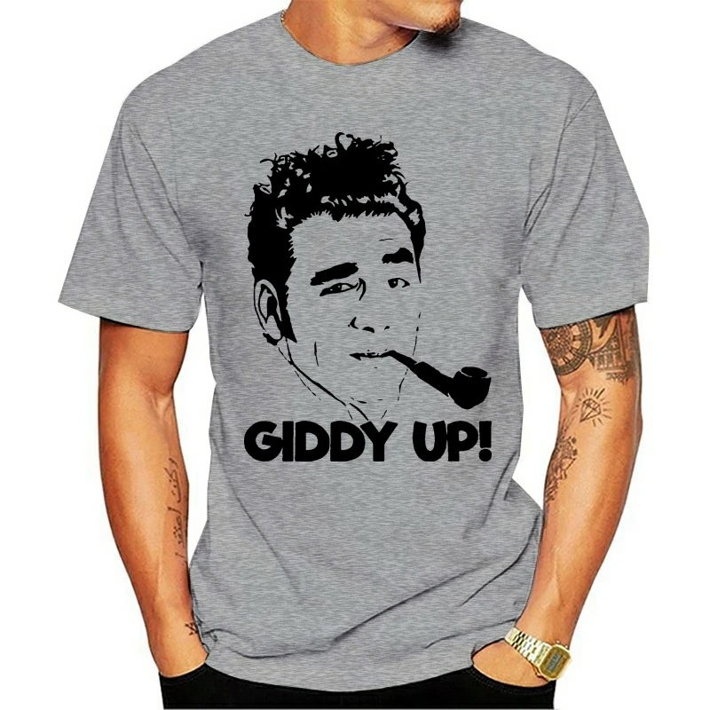 셔츠 Seinfeld Kramer Giddy Up T 셔츠 Small Medium Large Xl 캐주얼 플러스 사이즈