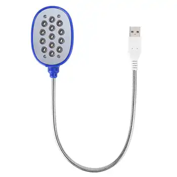 

LED Notebook Lamp Flexible Desk Night Light Eye Protection Notebook USB Reading Lamp New