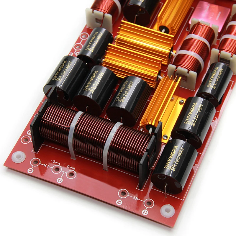 1pcs 3 Way 3 Unit 1800W Hi-Fi Crossover Audio