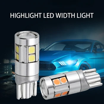 

1PC W5W T10 LED Clearance Lamps 12V Car Lights Turn Signal DRL led bulbs for cars drl turn light all in one amber auto stying