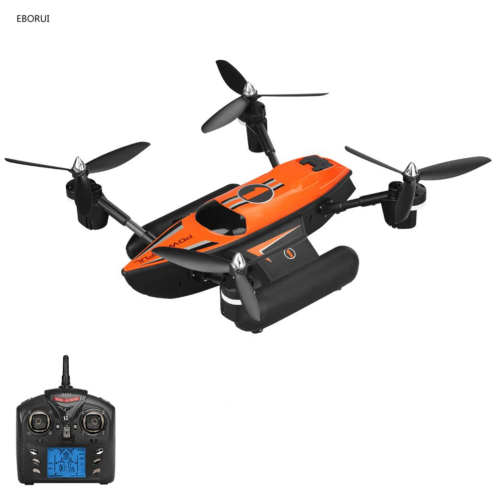 Wltoys Q353 Triphibian Waterproof Rc Drone 2.4G 6-Axis Gyro Air-Ground-Water Rc Quadcopter Modalità Headless One Key Return Rtf