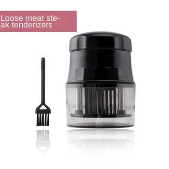 

With Protective Cover Stainless Steel Steak Meat Tenderizer Nen Rou Zhen Hamstring Needle Fried Steak Loose Meat Tenderizer
