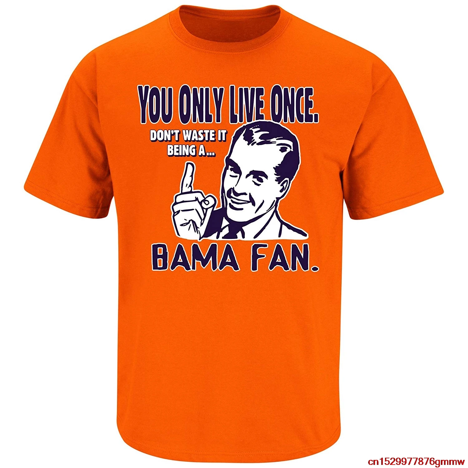 Футбольные фанаты Smack FGHFG Auburn. Вы живете только один раз. Не теряйте это быть Bama Fan