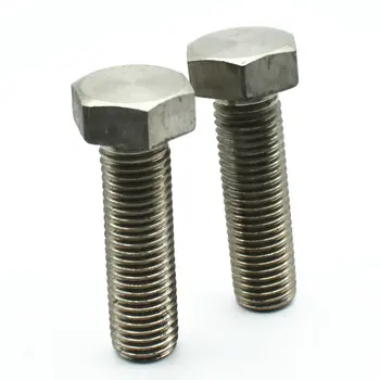 

M20 Ti Bolt Titanium bolts DIY Hexagon Head screws Ti fastener for Oil Field Equipment Heavy Machine Rustproof 2pcs